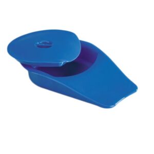 PharmaQuest Bettpfanne Stechbecken Komfort, Steckbecken mit Deckel, anatomisch geformt