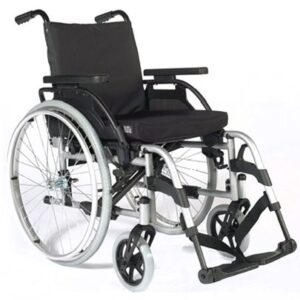 Sunrise Medical BREEZY PariX² Leichtgewicht-Rollstuhl, Alu Faltrollstuhl bis 125 kg