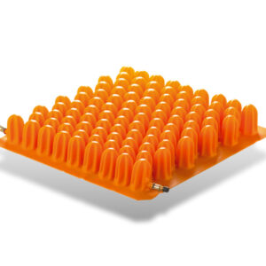 Systam P301C Polyair 60 Sitzkissen, LowProfile mit 6cm Luftzellen-Kissen, 2-Kammersystem, inkl. Manometer-Handpumpe + Bezug Jersey Mikroklimabezug