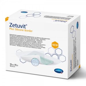 Hartmann Zetuvit® Plus Silicone Border Wundauflage 10x10 cm (1x10 Stk.)