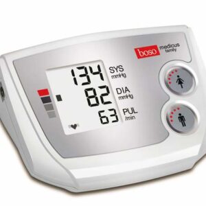 Boso Medicus Family Oberarmmessgerät, 2 x 30 Speicher, Manschette 22–42cm, Auszeichnung