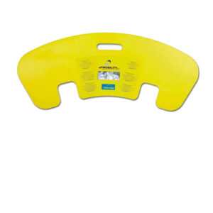 Umsetzhilfe Buffalo, Rollstuhl Rutschbrett für Transfers und Versetzungen, Transferboard gelb, bis 150kg