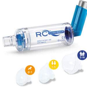 RC-Chamber, die einzige Inhalierhilfe mit einem patentierten Sicherheitskonzept! (erst wieder ab Dezember `25 verfügbar)