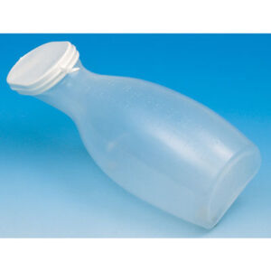 Urinflasche für Frauen, 1 Liter Volumen mit Deckel