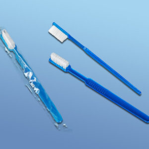 Einmal-Zahnbürsten mit Paste (100 Stück) für Erwachsene