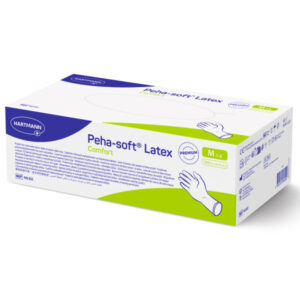 Hartmann Peha-soft latex comfort powderfree Einweg-Untersuchungshandschuhe (1x100 Stk.)