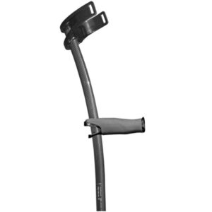 INDESmed Unterarmgehstütze Carbon offene Armschelle