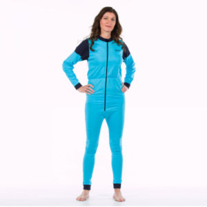 4care Pflegeoverall Trikot lang mit Reißverschluss vorne