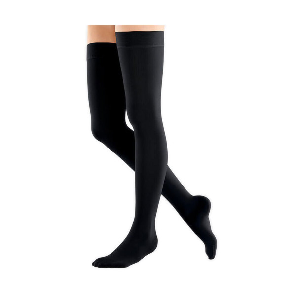 Bauerfeind VenoTrain soft AG CCL2 Schenkelstrümpfe Noppenhaftband