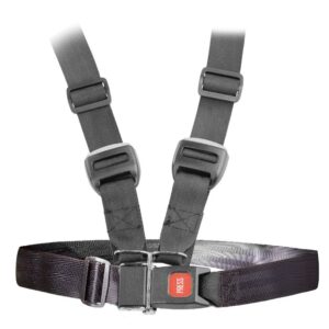 4-Punkt-Gurt-System, zur Positionierung von Personen im Rollstuhl, Positioniergurt 4-Punkt mit 3 Schnallen, 2 Schnellversteller