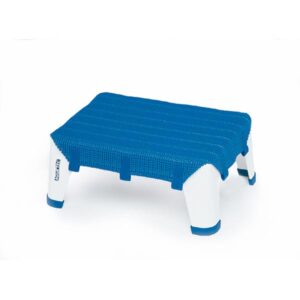 Invacare Aquatec Step Badewannen-Einstiegshilfe, für den sicheren Einstieg in der Badwanne, blau, bis 150kg