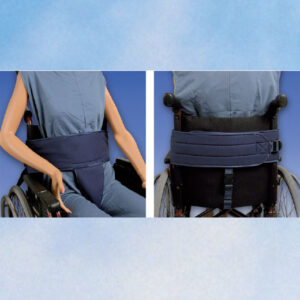 Biocare Sitzhose Klett, flüssigkeitsabweisend XL, für Hüfte und Becken, Patientensicherungssystem, für Personen im Rollstuhl mit instabilem Unterkörper (#12688)