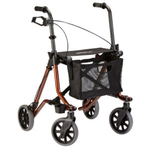 Rollator Taima M mit Einhandbremse rechts, fertig montiert, besonders geeignet für Schlaganfall-Patienten (#1236149)