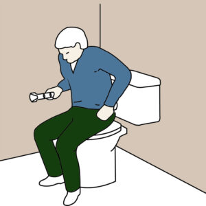 Handy Haltegriff 30cm, stabiler Haltegriff für Badezimmer, Antirutsch-Beschichtung, Material Aluminium & PP (Kunststoff), bis 160kg belastbar