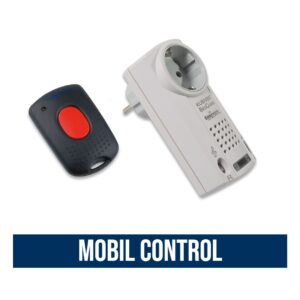 Kubivent Notruf-Set Mobil-Control mit Empfänger und Funksender zum Umhängen bzw. in die Tasche zu stecken