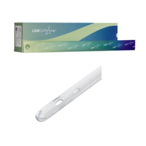 CARE CATH Leiv, Einmalkatheter, Mann, gebrauchsfertig, hydrophil beschichtet aus DEHP-freiem PVC, Länge: 41cm, Nelaton-Spitze, atraumatische abgerundete Augen, P=30 (z.Zt.nicht lieferbar)