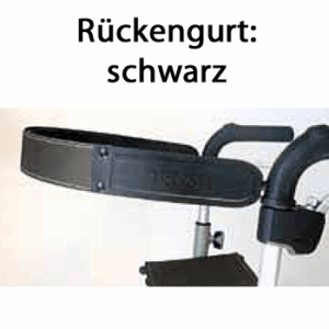 TrustCare Rückengurt schwarz für Lets Go Out Rollator (#2944)