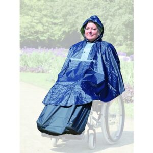 Regenponcho B, hochwertig, nachtreflektierende Leuchtstreifen vorn & hinten