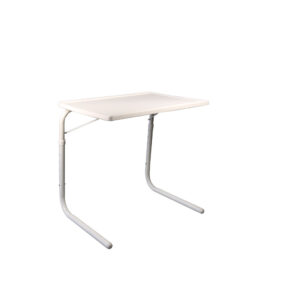 RFM Falttisch, Bett-Tisch mit 6-fach höhenverstellbar, bis 5 kg belastbar, Farbe Weiß