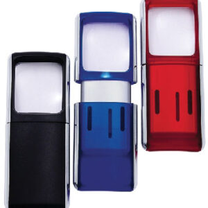 Wedo LED-Leuchtlupe Lupe mit Beleuchtung und 3-fach Vergrößerung