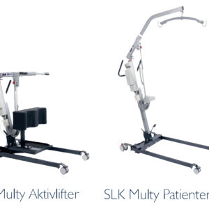 SLK Multy-e Hybridlifter, elektrische Spreizung, Patientenlifter+Aktivlifter 2in1, inkl. Hebegurt und Aktivgurt in Gr. M, inkl. Umrüstkit, bis 185kg