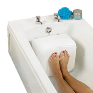 Badewannenverkürzer Kunststoff, fest, verkürzt um 30cm, mehr Komfort & Sicherheit beim Baden, besonders geeignet für kleinere Personen