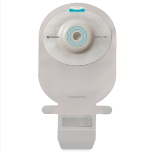 SenSura Mio Konvex Light Soft einteilig Ausstreifbeutel, Maxi, Stomagröße 28mm, Lichtgrau, P=10 Stück