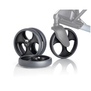 TPE-Gripräder für Topro Troja 2G Rollator Komplettsatz mit 4 Rädern (#1628)