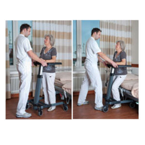 TOPRO Taurus H Basic 130 N Gasdruckfeder, Handgriffe fest ohne Handbremse, Armauflagen verstellbar, Vorderräder arretierbar (Geradeauslauf), bis 150 kg