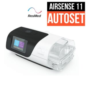 Sparpaket: ResMed APAP-Gerät AirSense11 Autoset inkl. Humidair11 Anfeuchter + ClimateLineAir11, Schlafapnoe Therapie, HMV