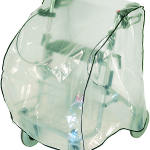 MPB Rollatorbedeckung, die einfache Rollatorgarage, schützt vor Schmutz, transparent (#10171)