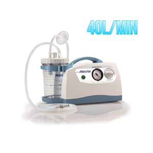 Kataspir 30 Absauggerät bis 40L/min., Absaugpumpe zur Anwendung bei HNO, Home-Care, Krankenstation, Tracheotomie, hohen Saugleistung von 40 l/min