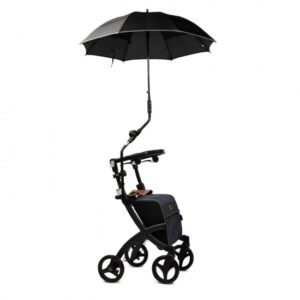Rollz Flex Regenschirm, schwarz, verstellbar, Schirm für Ihren RollzFlex Rollator (#1236007)