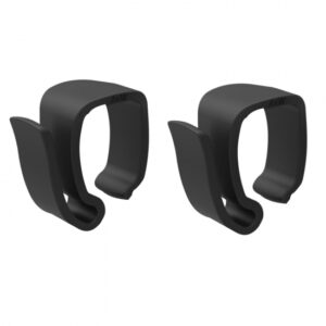 Rollz Flex Taschenhaken, 2er Set, schwarz, je bis zu 2,5kg belastbar (#1236006)