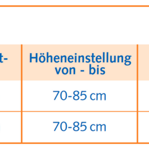 Delficare Variopresa Schwenkstützgriff, HMV, ohne bohren! 80cm Stützklappgriff, Haltegriff mit Klebeadaptern zur Wandmontage, bis 130kg