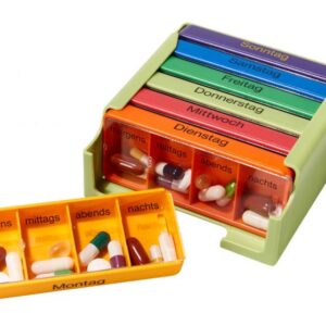 Russka Medikamentenkassette Medi 7 Bunt