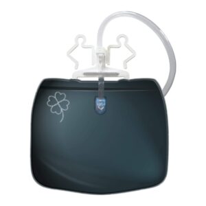 Inkoline Diskret, der einzigartige Bettbeutel mit Sichtschutz, HMV, Urindrainagebeutel 2000ml, Schlauch 120cm