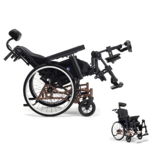 Inovys II Evo Multifunktionsrollstuhl + Pflegerollstuhl, Lagervariante, inkl. Begleiterbremse, mit Polstersitz & -Rücken, inkl. Kopfstütze, AKTIONSARTIKEL (AV)