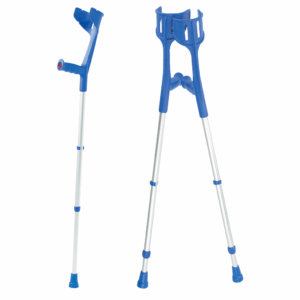 (AV) Rebotec Magic Soft Unterarmgehstütze, Gehhilfe, Krücke mit Softgriff und Abstellsystem (ein Paar)