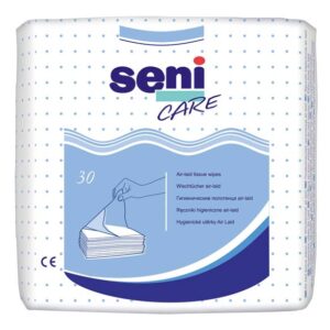 Seni Hygienetücher Air-Laid, Wischtücher, Hygienehandtücher Airlaid aus speziellem, sehr absorptionsfähigem Stoff, 36x32cm (30 Tücher) (#1203)
