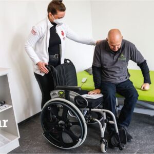 Trivida Carbon CC21, HMV, teilbares Rollstuhlrad (Satz) Carbonrad light mit triatec Technologie, 3-teilig, auch für Nasszelle geeignet