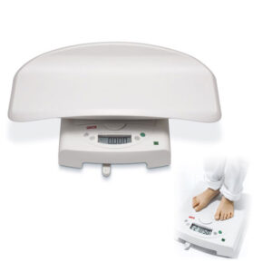 Säuglingswaage Seca 384, incl. Eichkosten elektrische Waage zur Messung im Liegen od. Stehen