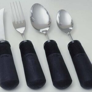 (AV) Good Grips Teelöffel, mit weichem Gummigriff, der Löffel kann nach rechts und links gebogen werden