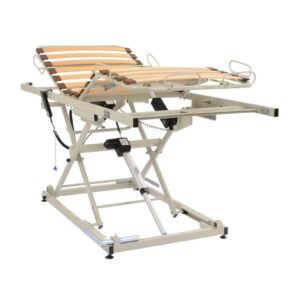 AKS B4 compact Einlegerahmen + Bequema Matratze, innovativer Hebepflegerahmen, 4-geteilte Liegefläche, neue Bett-im-Bett Version mit Holzfederleisten, bis 150kg
