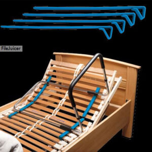 Rehastage Gleiter für Bettgriffe Frida/Twin, verhindert Einsinken des Bettgriffs (im Set zu 4 Stück) Einzel-Nachrüstsatz