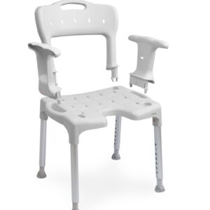 (AV) Etac Swift Duschhocker Duschstuhl, erhältlich in grau, eisblau oder lagoon, Duschschemel, bis 160 kg