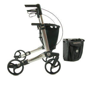 Gemino Rollator 30 Original Titanium Leichtgewicht-Rollator, faltbar, Topmodell