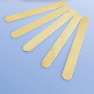 Holzmundspatel (100 Stück) mit abgerundeten Ecken