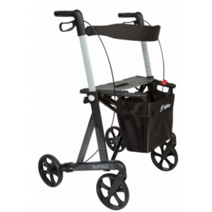 Buffalo HD XL-Rollator, HMV, Alu Leichtgewicht, bis 200kg belastbar, faltbar, inkl. Rückengurt