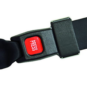 Sicherheitsgurt Sigu 3, Breite 50mm, Länge 165cm Kunststoffschloss mit Clip (rote Press-Taste), 2-teilig (#1680)